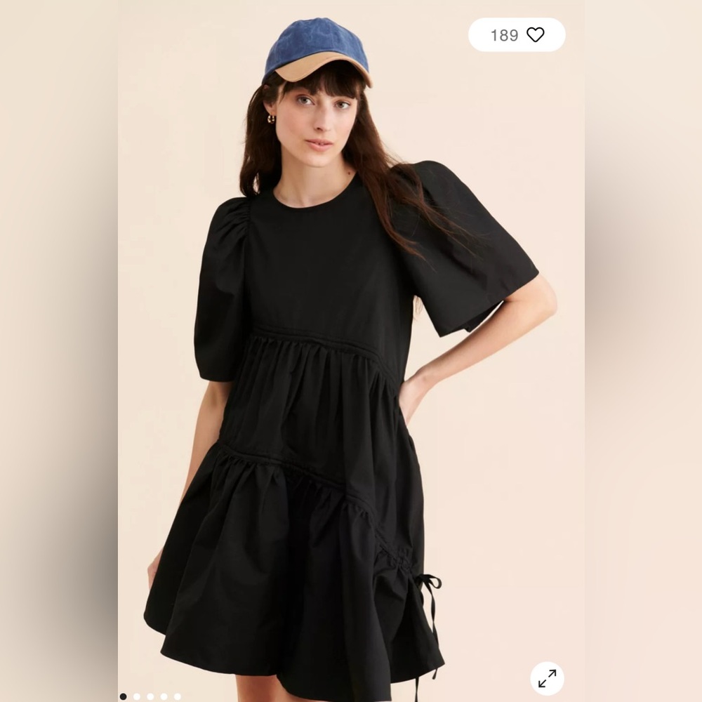 Ghospell Pia Ruched Mini Dress